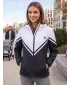 Ženska vrhunska softshell jakna ALTISPORT VOJ/ALW101JACK01 ČRNO-BELO