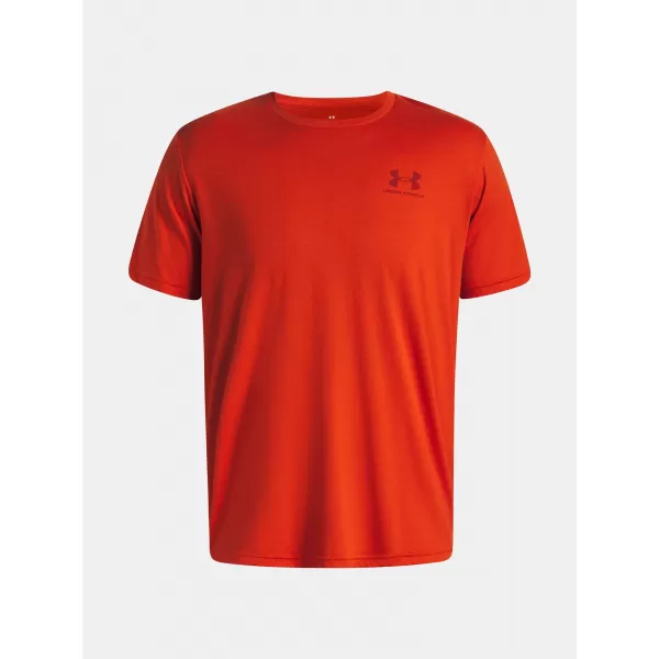  Moška majica s kratkimi rokavi UNDER ARMOUR UA M SPORTSTYLE LC SS 1326799-842 ORANŽNA 