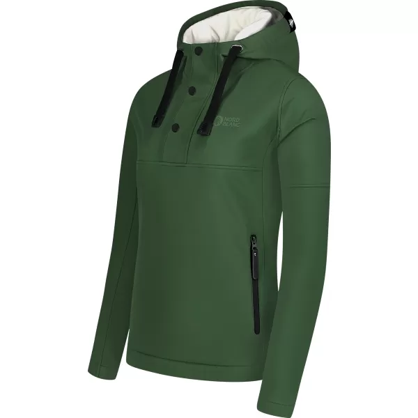  Ženska softshell jakna NORDBLANC SHOAL NBSSL8341 ZELENA 