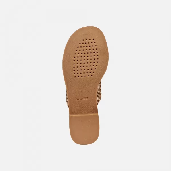  Ženske sandale GEOX MADDALUSIAC G013192 RJAVA 