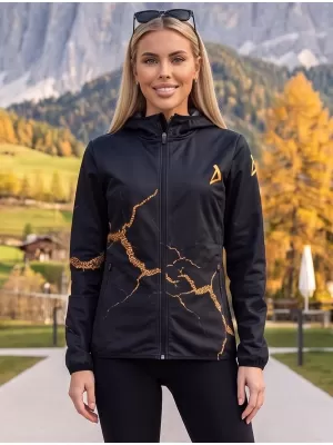 Ženska vrhunska softshell jakna ALTISPORT VOJ/ALW129JACK01 ČRNA