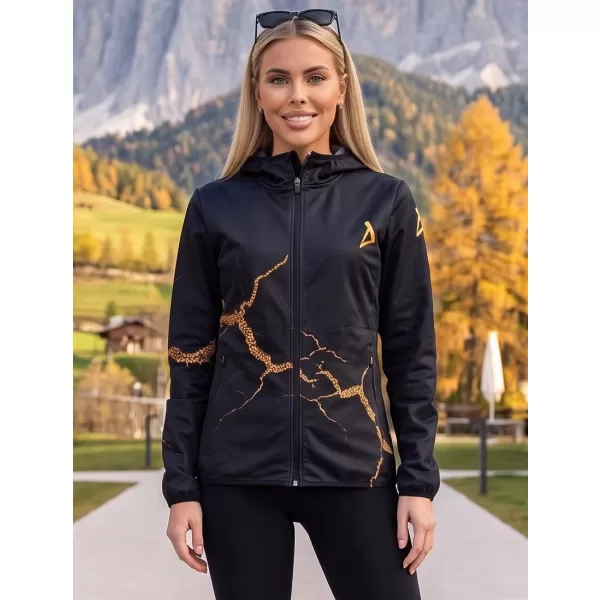  Ženska vrhunska softshell jakna ALTISPORT VOJ/ALW129JACK01 ČRNA 