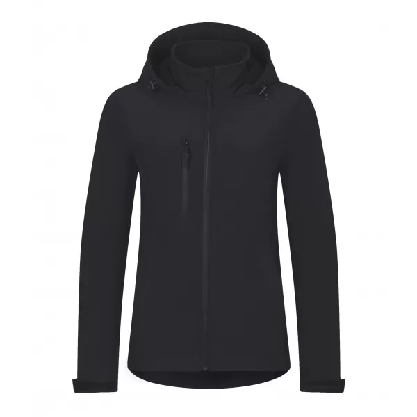  Ženska softshell jakna ALTISPORT NoPrint NP/ALW945 EBENOVINASTO SIVA 