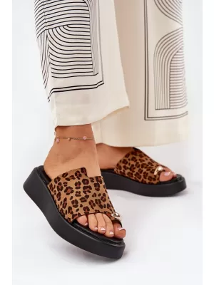 Ženske sandale BOTO SAQESSE 36267 LEOPARD