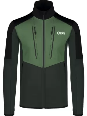 Moški powerfleece pulover NORDBLANC GROAN NBWFM8282 TEMNO ZELENA