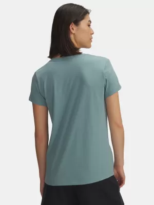 Ženska majica s kratkimi rokavi UNDER ARMOUR UA LOGO SS 1356305-323 ZELENA