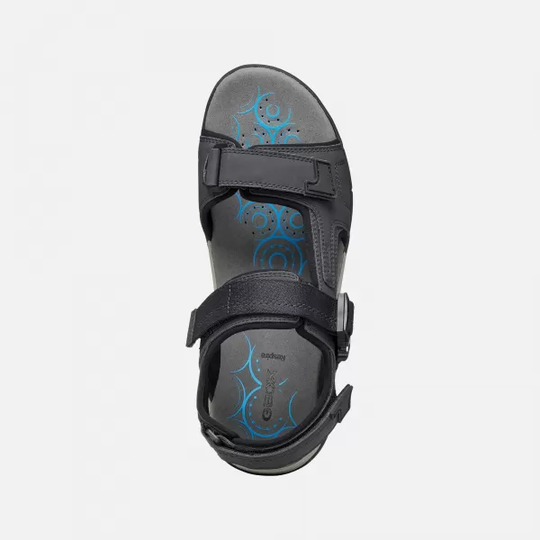  Moški sandali GEOX SPHERICA EC5 G014391 ČRNA 