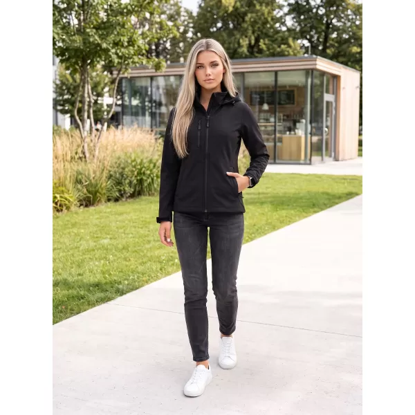  Ženska softshell jakna ALTISPORT NoPrint NP/ALW945 ČRNA 