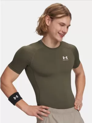 Moška majica s kratkimi rokavi UNDER ARMOUR HG ARMOUR COMP SS 1361518-390 ZELENA