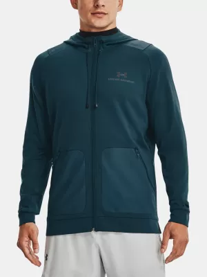 Moški pulover UNDER ARMOUR RUSH ALL PURPOSE FZ HD MODRA