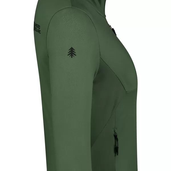  Ženski powerfleece pulover NORDBLANC SEDGE NBWFL8291 ZELENA 