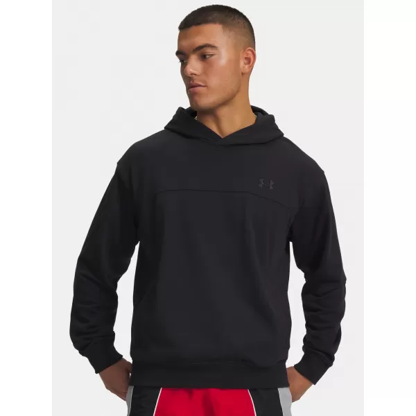  Moški pulover UNDER ARMOUR RIVAL LW HOODIE 6012335-001 ČRNA 