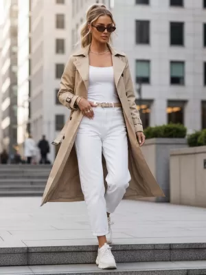 Ženska jakna DSTREET TY5656 KARAMELA