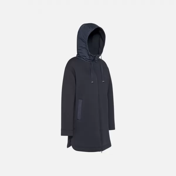  Ženska parka GEOX SWEATER G012426 TEMNO MODRA 