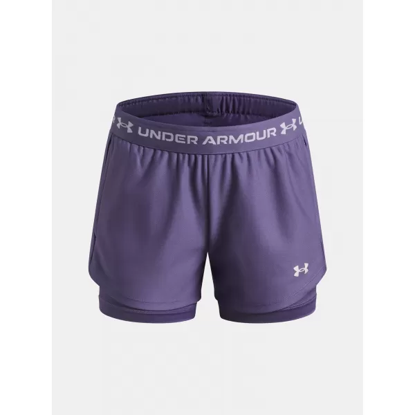  Dekliške kratke hlače UNDER ARMOUR UA TECH PLAY UP 2N1 SHORT 6004985-520 VIJOLIČNA 