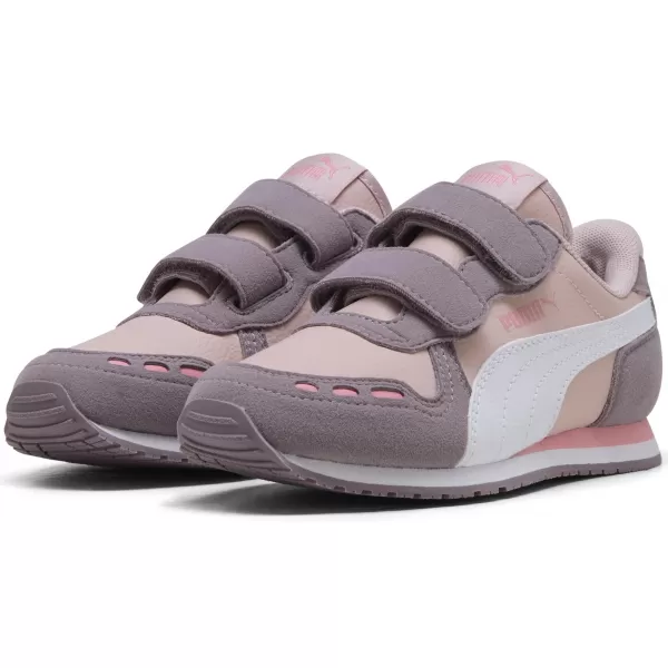  Otroški čevlji PUMA CABANA RACER SL 20 V PS 383730-22 SLEZENASTA MEGLICA/BELA/SLIVOVA MARMELADA 