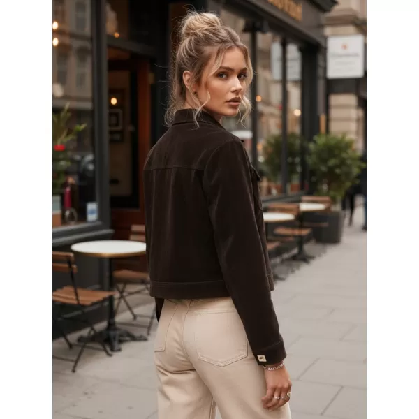  Ženska jakna DSTREET TY5583 RJAVA 