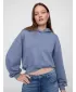 Ženski pulover GAP LOGO PULLOVER HOODIE 746918-01 BAINBRIDGE MODRA