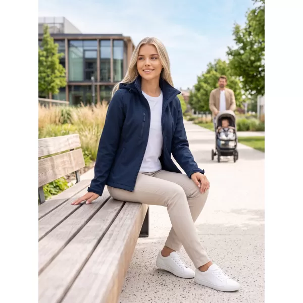  Ženska softshell jakna ALTISPORT NoPrint NP/ALW945 MORNARSKO MODRA 