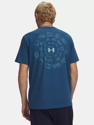 Moška majica s kratkimi rokavi UNDER ARMOUR M BLUR WM SS 6009248-498 MODRA