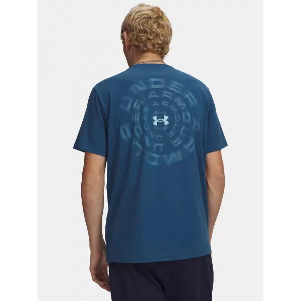  Moška majica s kratkimi rokavi UNDER ARMOUR M BLUR WM SS 6009248-498 MODRA 