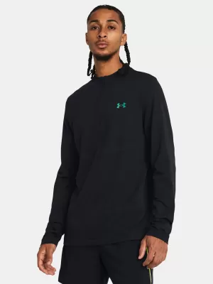 Moška majica s kratkimi rokavi UNDER ARMOUR VANISH ELITE SEAMLESS 1/4 ZP 1382798-001 ČRNA