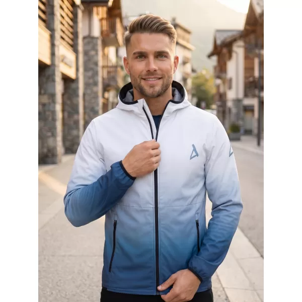  Moška vrhunska softshell jakna ALTISPORT VOJ/ALM126JACK01 MORNARSKO MODRA/BELA 