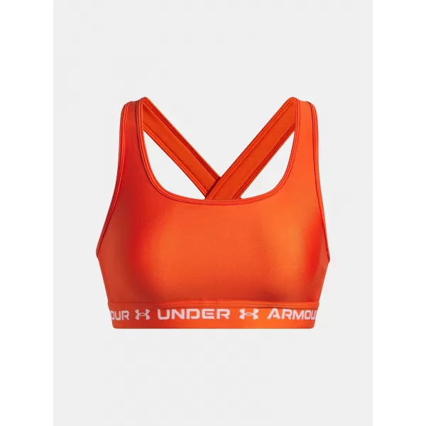  Ženski nedrček UNDER ARMOUR CROSSBACK MID BRA 1361034-844 ORANŽNA 