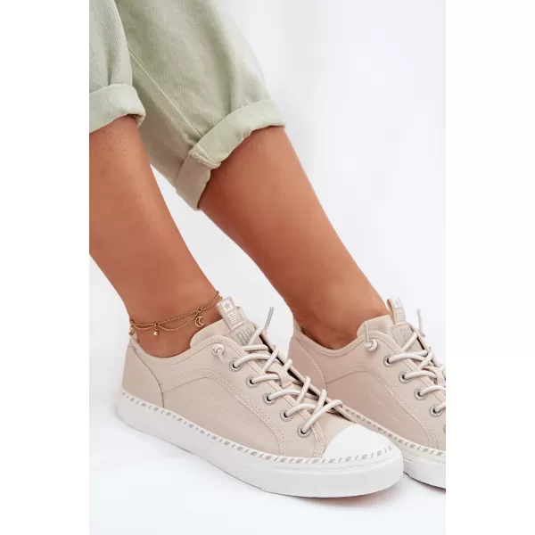 Ženske superge BIG STAR TT274387 BEIGE Big Star Shoes 
