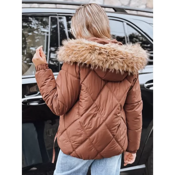  Ženska jakna DSTREET TY5231 RJAVA 