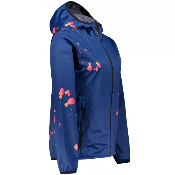  Ženska vrhunska softshell jakna ALTISPORT VOJ/ALW077JACK01 MORNARSKO MODRA/ORANŽNA 