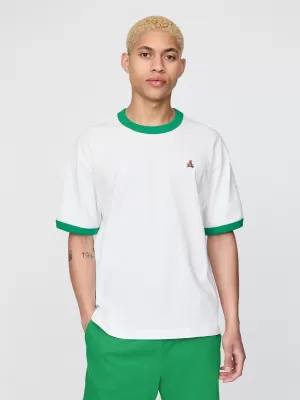 Moška majica s kratkimi rokavi GAP BRANNAN PANTCH TEE 765037-00 OPTIKA BELA