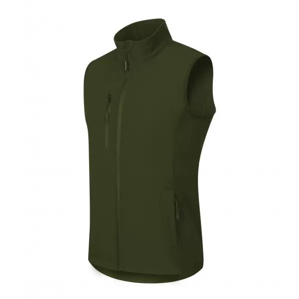  Moški softshell telovnik ALTISPORT NoPrint NP/ALM865 VOJAŠKI 
