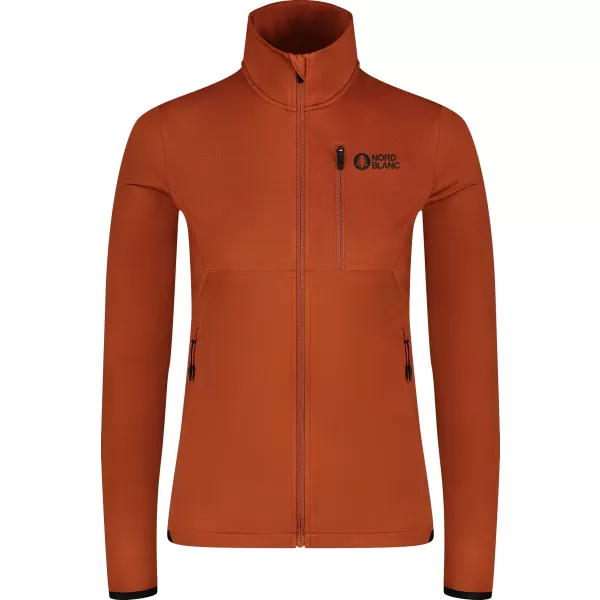  Ženski powerfleece pulover NORDBLANC SEDGE NBWFL8291 RJAVA 