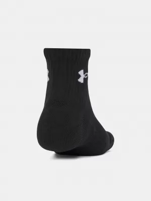 Nogavice UNDER ARMOUR PERFORMANCE COTTON 3P QTR 6009686-008 ČRNA