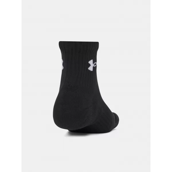  Nogavice UNDER ARMOUR PERFORMANCE COTTON 3P QTR 6009686-008 ČRNA 