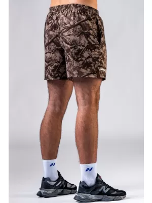 Kratke hlače za trening POWER 902 SVETLO RJAVE CAMO Nebbia
