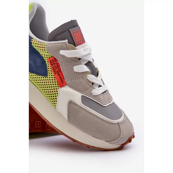  Moške superge BIG STAR NN174344 GREY Big Star Shoes 