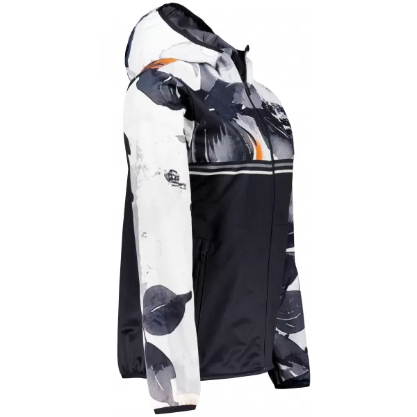  Ženska vrhunska softshell jakna ALTISPORT VOJ/ALW117JACK01 ČRNA/ORANŽNA 