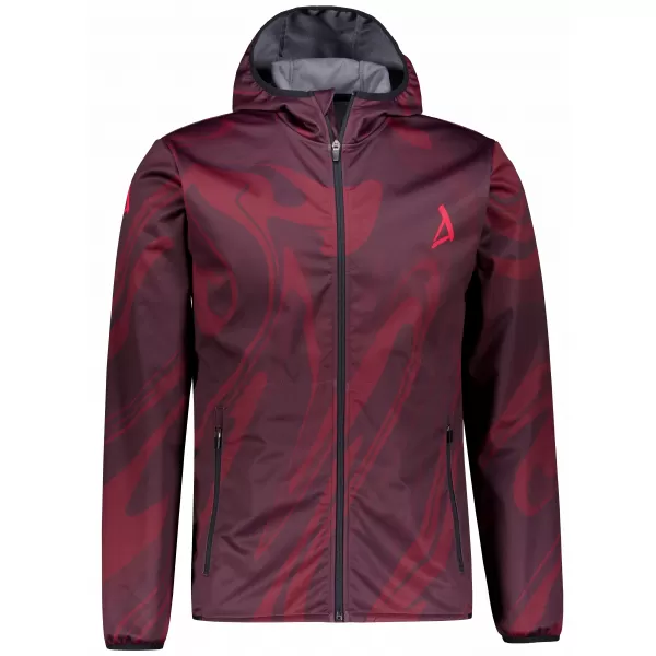  Moška vrhunska softshell jakna ALTISPORT VOJ/ALM072JACK01 VINO/RDEČA 