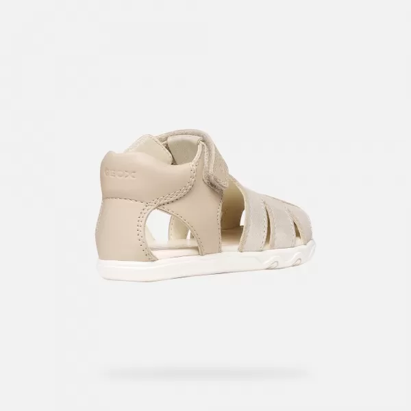  Dekliški sandali GEOX SANDAL STEPPIEUP B656QA0CR85C5000 BEŽ 
