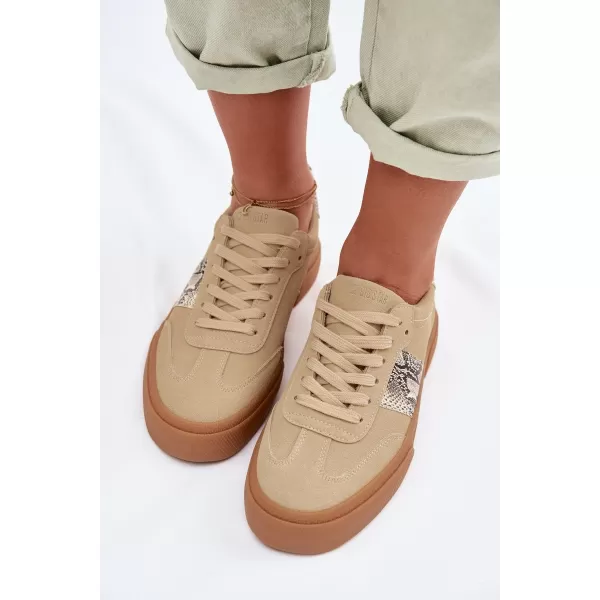  Ženske superge BIG STAR TT274298 BEIGE Big Star Shoes 