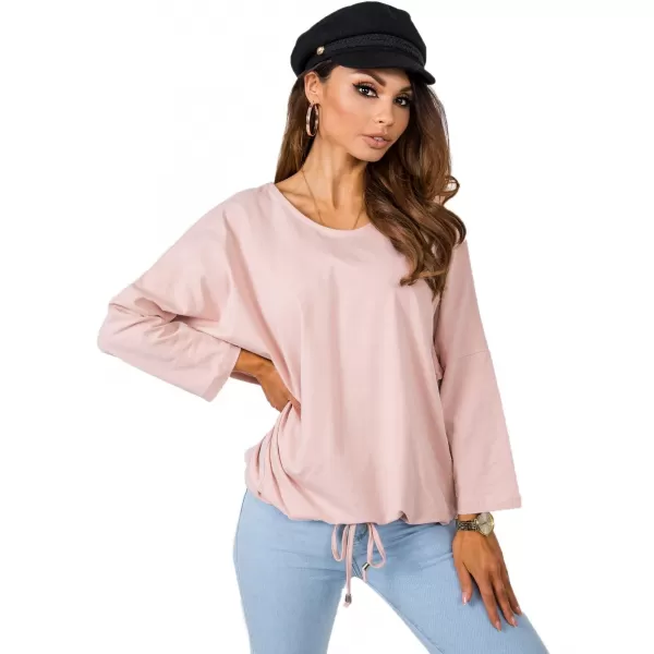  Ženska bluza BASIC FEEL GOOD TP-BZ-5472.00P SVETLO ROZA 