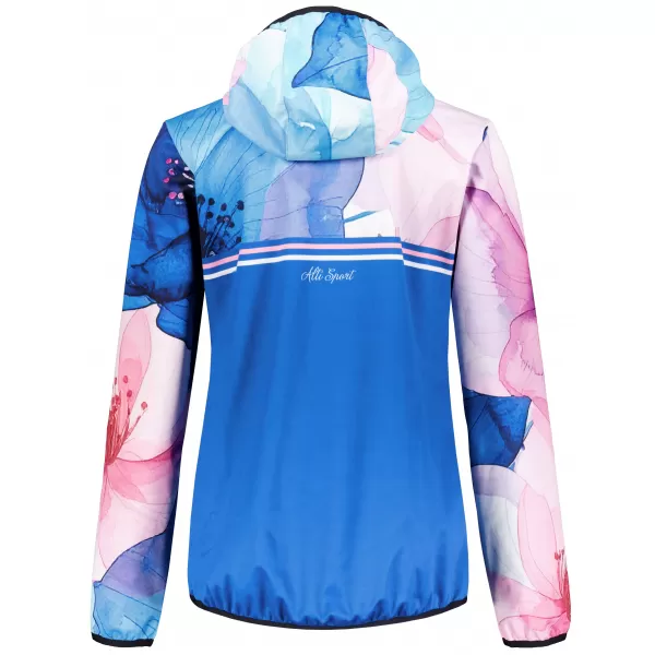  Ženska vrhunska softshell jakna ALTISPORT VOJ/ALW117JACK01 MODRA/ROZA 