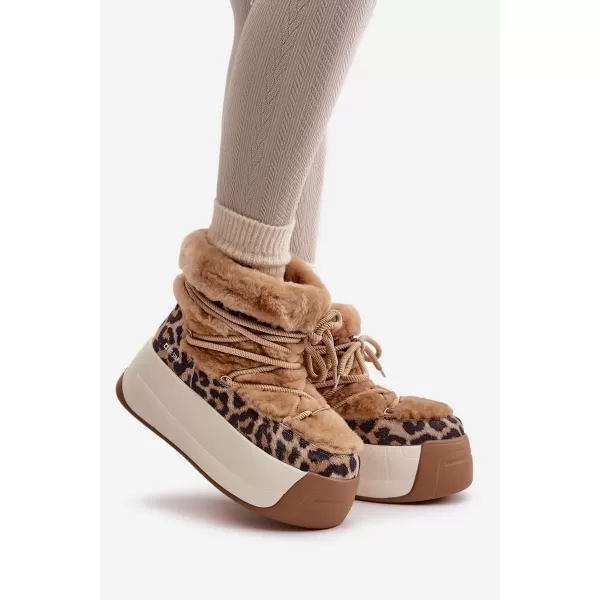  Ženski čevlji BIG STAR OO274A207 BROWN/BEIGE Big Star Shoes 