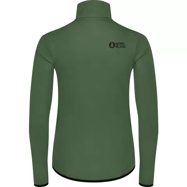  Ženski powerfleece pulover NORDBLANC SEDGE NBWFL8291 ZELENA 