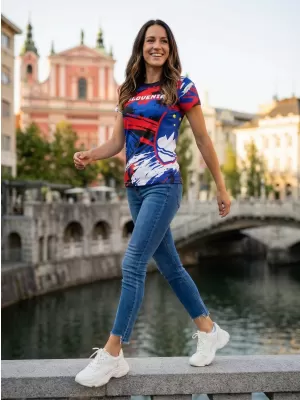 Ženska vrhunska majica s kratkimi rokavi ALTISPORT VOJ/ALW036SI/TR01 PROGE