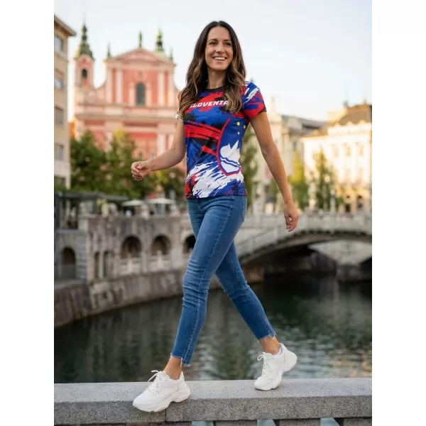  Ženska vrhunska majica s kratkimi rokavi ALTISPORT VOJ/ALW036SI/TR01 PROGE 