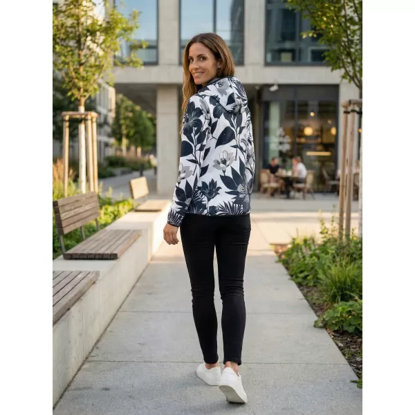  Ženska vrhunska softshell jakna ALTISPORT VOJ/ALW115JACK01 ČRNO/BELO 