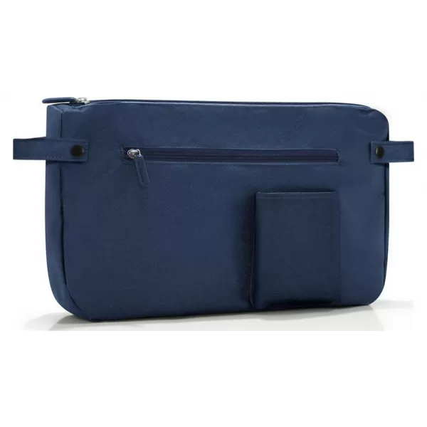  Torba REISENTHEL Loopshopper M TEMNO MODRA RIBJA KOST 
